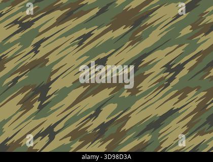 Schema mimetico astratto dei boschi. illustrazione di sfondo vettoriale per l'uso nella progettazione di web, banner, sfondo o superfici Illustrazione Vettoriale