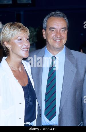 Milano, 90s Characters Archive - nella foto: Bruno Pizzul, Mabel Bocchi ©fotostore Foto Stock