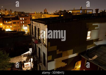 Brooklyn di notte Foto Stock