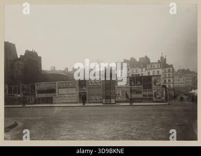 Demolizione dell'annesso Hôtel-Dieu, rue de la Bûcherie, V arrondissement, Parigi. Union Photographique Francoaise, Photographer, gennaio 1909, Fotografia, Arti grafiche, fotografia, Aristotipo, dimensioni - disegno: altezza: 16,2 cm, larghezza: 22,3 cm, dimensioni - supporto originale: altezza: 34 cm, larghezza: 40,2 Foto Stock