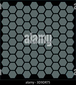 "Sfondo a nido d'ape esagonale colorato - vettore astratto geometrico arcobaleno" Illustrazione Vettoriale