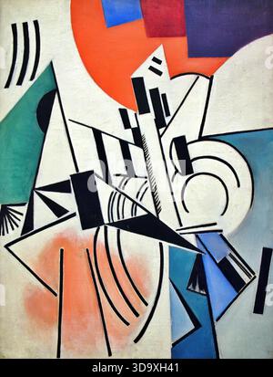 Olga Rozanova, non-Objective Composition Suprematism, 1917 Illustrazione Vettoriale