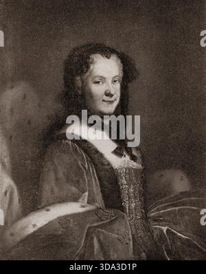 Marie Leczinska, nata Maria Karolina Zofia Felicja Leszczyńska, 1703 – 1768. Regina di Francia come moglie del re Luigi XV. Del Connoisseur, pubblicato nel 1906. Foto Stock