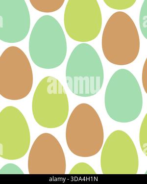 Sfondo perfetto per l'uovo di Pasqua. disegnato a mano. Non ai, illustrazione vettoriale. Illustrazione Vettoriale