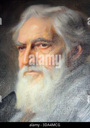 Flinders Petrie di Philip Alexius de Laszlo, Sir William Matthew Flinders Petrie (1853 – 1942), Sir Flinders Petrie, egittologo inglese Foto Stock