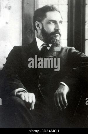 Flinders Petrie, Sir William Matthew Flinders Petrie (1853 – 1942), Sir Flinders Petrie, egittologo inglese Foto Stock
