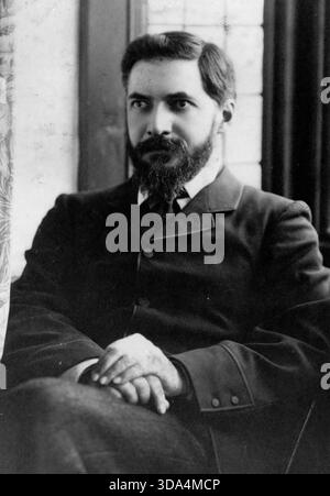 Flinders Petrie, Sir William Matthew Flinders Petrie (1853 – 1942), Sir Flinders Petrie, egittologo inglese Foto Stock