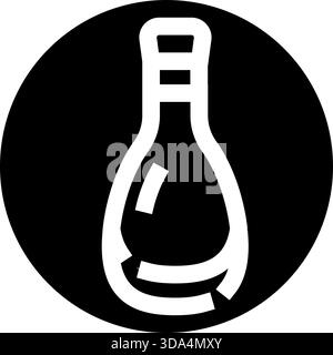 Icona a forma di birilli che rappresenta sport e giochi Illustrazione Vettoriale