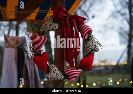 Örebro, Närke - Svezia, 12-09-2025 biscotti al mercatino di natale di Wadköping. Foto Stock