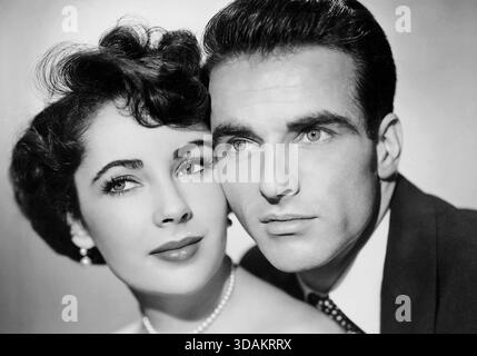 Elizabeth Taylor e Montgomery Clift in "A Place in the Sun", titolo originale: "A Place in the Sun", diretto da George Stevens, USA 1951. [traduzione automatizzata] Foto Stock