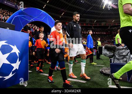LEVERKUSEN, GERMANIA - 10 DICEMBRE 2025: - UEFA Champions League, match tra Bayer 04 Leverkusen e Newcastle United alla BayArena. Foto Stock