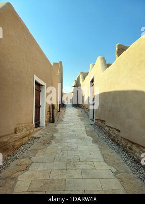 Le antiche rovine di Diriyah, vicino a Riyad, Arabia Saudita. Foto Stock