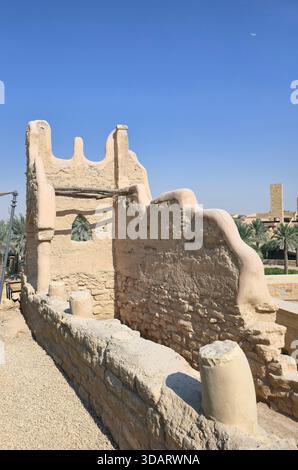 Le antiche rovine di Diriyah, vicino a Riyad, Arabia Saudita. Foto Stock