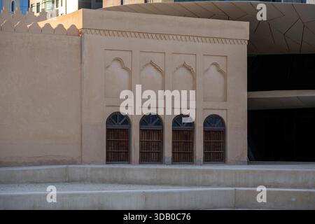 Doha, Qatar - 10 dicembre 2025: Il Museo Nazionale del Qatar Foto Stock