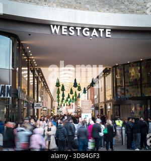 Centro commerciale Westgate a Oxford, Regno Unito Foto Stock