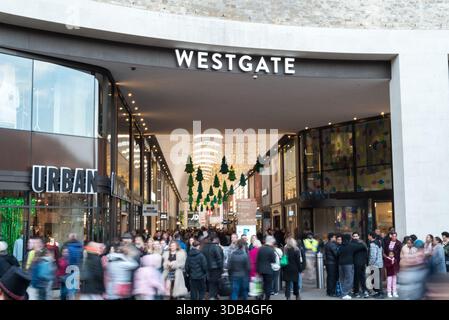 Centro commerciale Westgate a Oxford, Regno Unito Foto Stock