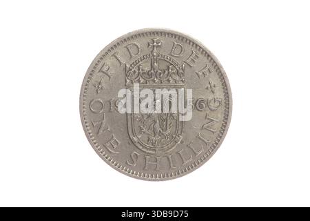 Regina Elisabetta II scellino - 1956 - Inverti - Scoilda scozzese Foto Stock
