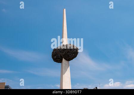 Piazza della Rivoluzione è una delle piazze più importanti nel centro di Bucarest, carica di grande significato storico, essendo la posizione centrale di Foto Stock