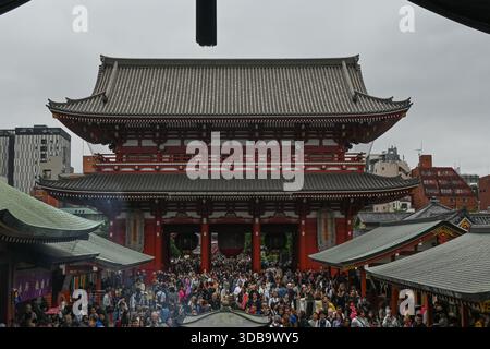 Tempio senso Ji a Tokyo in Giappone Foto Stock
