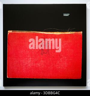 Copertina LP della ristampa del doppio album del 2016 del quinto album dei Radiohead, Amnesiac, che è stato originariamente pubblicato nel 2001 Foto Stock