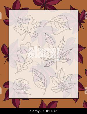 Illustrazione vettoriale isolata di un esercizio per lo sviluppo della scrittura. Attività per i bambini in età prescolare per cerchiare le lamelle. Illustrazione Vettoriale