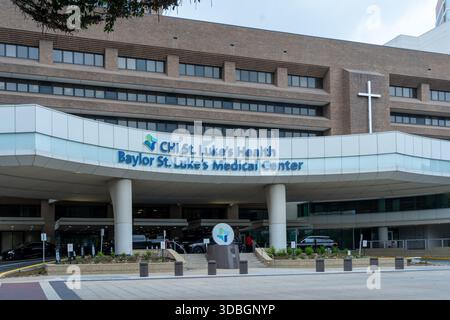 CHI St. Luke's Health - Baylor St. Luke's Medical Center a Houston, Texas, Stati Uniti. Foto Stock
