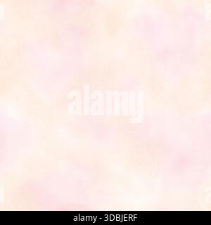 Macchia acquerello motivo senza cuciture. Macchia sfocata astratta rosa giallo. Elegante sfondo artistico testurizzato disegnato a mano con una macchia a pennello. Per la carta da imballaggio Foto Stock