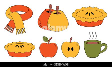 Piacevoli delizie autunnali Illustrazione Vettoriale
