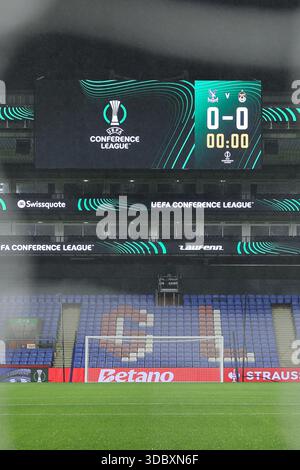 Selhurst Park, Selhurst, Londra, Regno Unito. 18 dicembre 2025. Europa Conference League Football, Crystal Palace contro KUPS; pitch is ready Credit: Action Plus Sports/Alamy Live News Foto Stock
