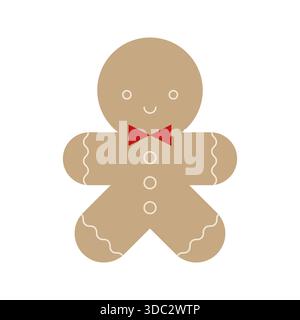 Elemento geometrico natalizio. Per invito, poster, cartolina, pubblicità. Illustrazione vettoriale, design piatto Illustrazione Vettoriale