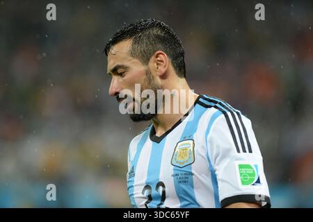 San Paolo Brasile 9 luglio 2014 semifinale di Coppa del mondo Argentina vs Olanda Ezequiel Lavezzi Foto Stock