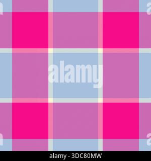 Vivace motivo tartan con una giocosa miscela di audaci colori pastello. Crea un senso di stile e raffinatezza. Ideale per sfondi, tessuti, des Illustrazione Vettoriale