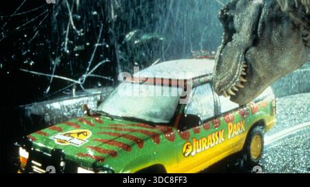 JURASSIC PARK 1993 film della Universal Pictures diretto da Steven Spielberg Foto Stock
