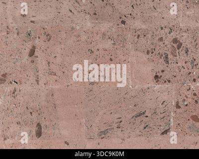Parete rosa e marrone. Sfondo e struttura della parete. Alta qualità Foto Stock