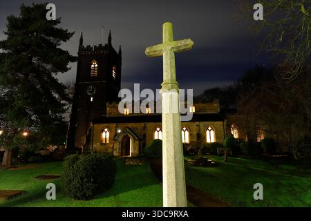 Chiesa di St Mary a Swillington, Leeds, West Yorkshire, Regno Unito Foto Stock