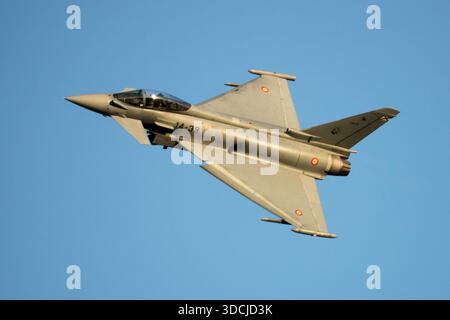 Eurofighter Typhoon Aircraft Jet Spanish Air Force Foto Stock