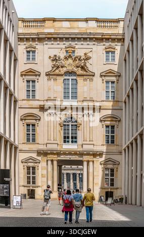 Cortile dell'Humboldt Forum di Berlino, Germania Foto Stock