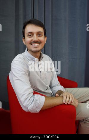 Ritratto di Gabriel Abreu 08/12/2025 ©basso Cannarsa/opale.Photo Foto Stock