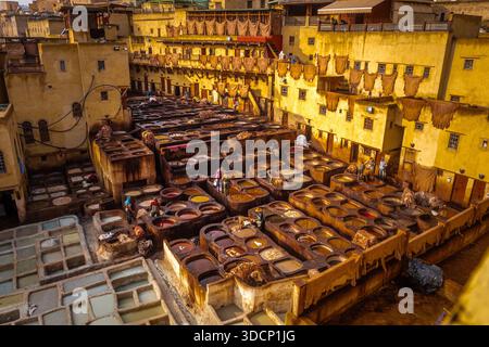 Fez è stata una tappa fantastica durante il mio tour del Marocco Foto Stock