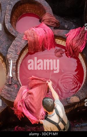 Fez è stata una tappa fantastica durante il mio tour del Marocco Foto Stock