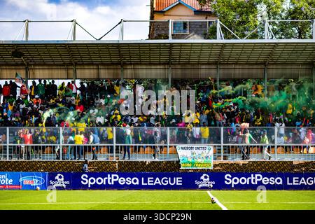 Nairobi, Kenya - 22 dicembre 2025 Nairobi United 1 Gor Mahia FC 1 Dandora Stadium Foto Stock