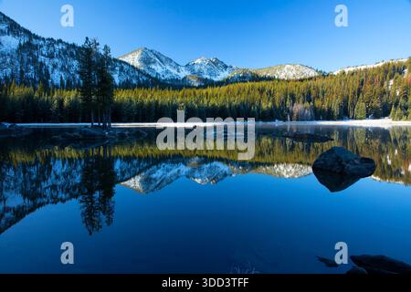 Anthony Lakes, Wallowa-Whitman National Forest, Elkhorn National Scenic Byway, Oregon Foto Stock