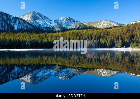 Anthony Lakes, Wallowa-Whitman National Forest, Elkhorn National Scenic Byway, Oregon Foto Stock