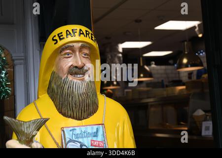 Pesce e chip shop Foto Stock