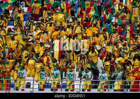 Tangeri, Marocco. 27 dicembre 2025. Durante la Coppa d'Africa (CAN) 2025, partita di calcio del gruppo D tra Senegal e Repubblica Democratica del Congo al Grand Stade de Tanger di Tangeri, Marocco, il 27 dicembre 2025. (Foto di Andrew SURMA/SIPA USA). Crediti: SIPA USA/Alamy Live News Foto Stock