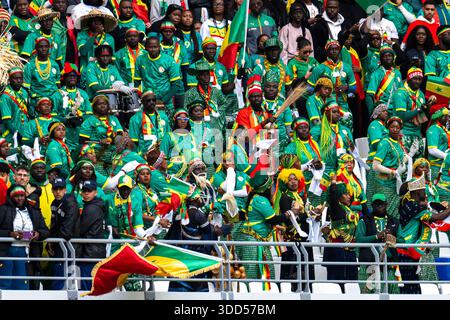 Tangeri, Marocco. 27 dicembre 2025. Durante la Coppa d'Africa (CAN) 2025, partita di calcio del gruppo D tra Senegal e Repubblica Democratica del Congo al Grand Stade de Tanger di Tangeri, Marocco, il 27 dicembre 2025. (Foto di Andrew SURMA/SIPA USA). Crediti: SIPA USA/Alamy Live News Foto Stock