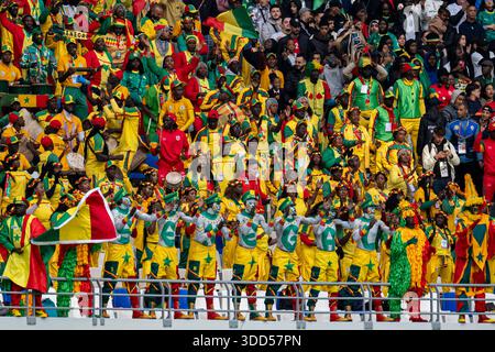 Tangeri, Marocco. 27 dicembre 2025. Durante la Coppa d'Africa (CAN) 2025, partita di calcio del gruppo D tra Senegal e Repubblica Democratica del Congo al Grand Stade de Tanger di Tangeri, Marocco, il 27 dicembre 2025. (Foto di Andrew SURMA/SIPA USA). Crediti: SIPA USA/Alamy Live News Foto Stock