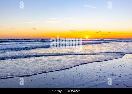 Daytona Beach Sunrise in Florida, Stati Uniti Foto Stock