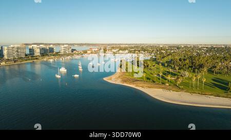 Hotel del Coronado a San Diego, drone aereo Foto Stock