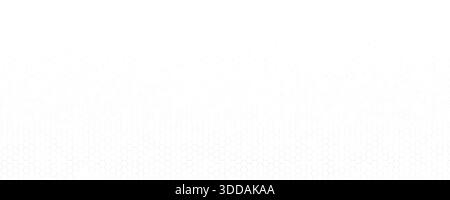 Trama dello sfondo Medtech Biotech, sottile sbiadimento dei mezzitoni esagonali con ampio spazio di copia, sfondo bianco bianco bianco bianco sfondi BG per report, interfaccia utente Illustrazione Vettoriale